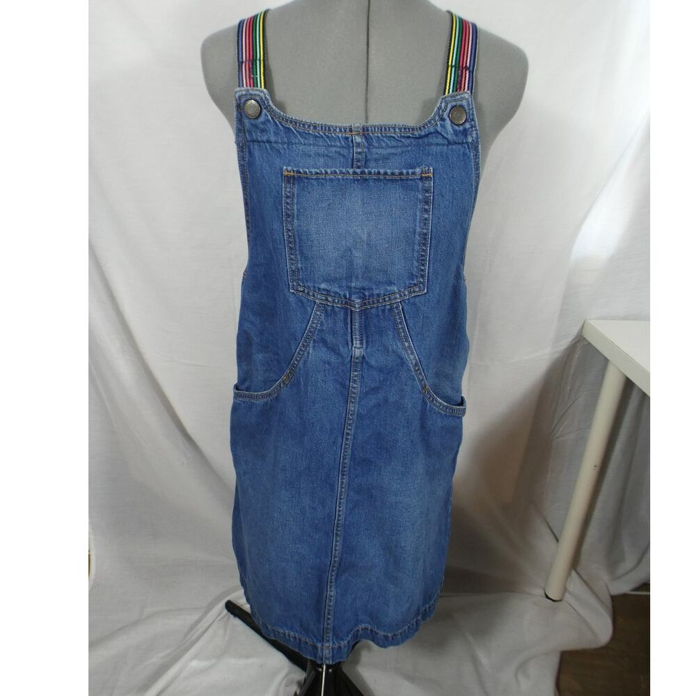 Gap Denim Bib Overalls Dress Pockets Plus XXL Colorful Straps